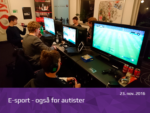 E-sport også for autister - presserum